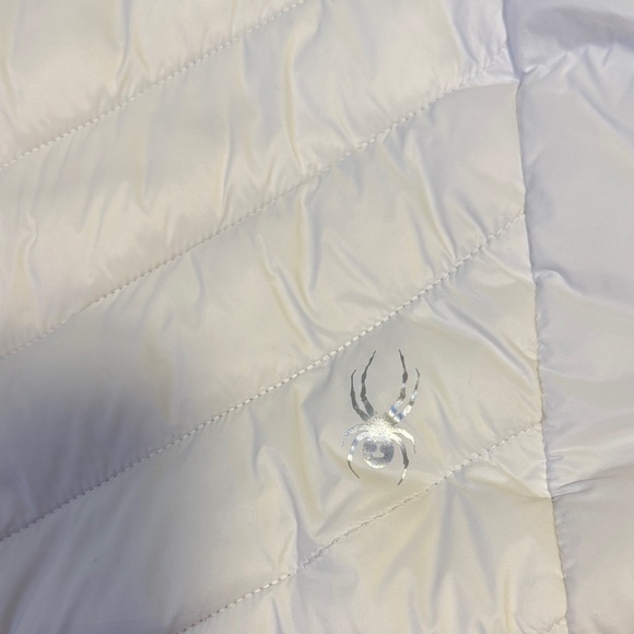 Spyder White Puffer Jacket - Picture 2 of 2